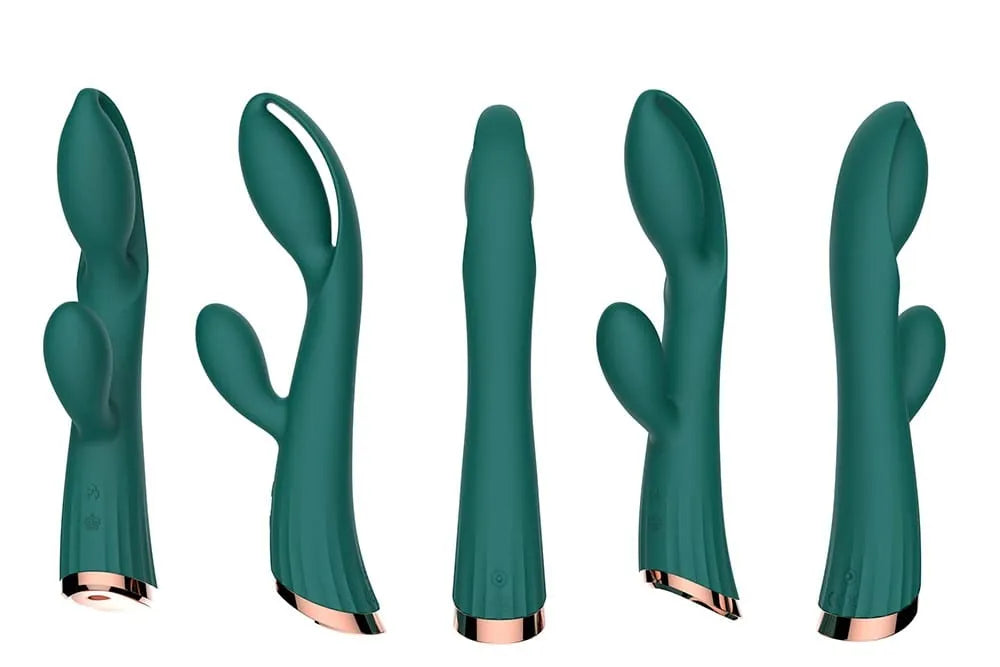 Vibromasseur Rabbit Vert Chauffant 9 Modes