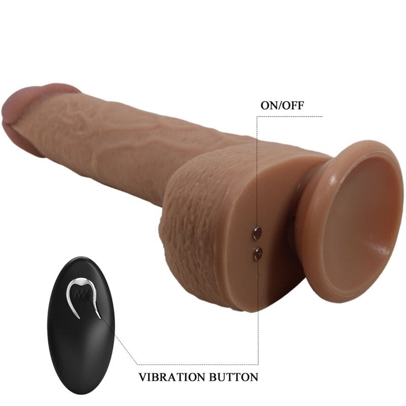 Vibromasseur Réaliste Silicone Ventouse Télécommande