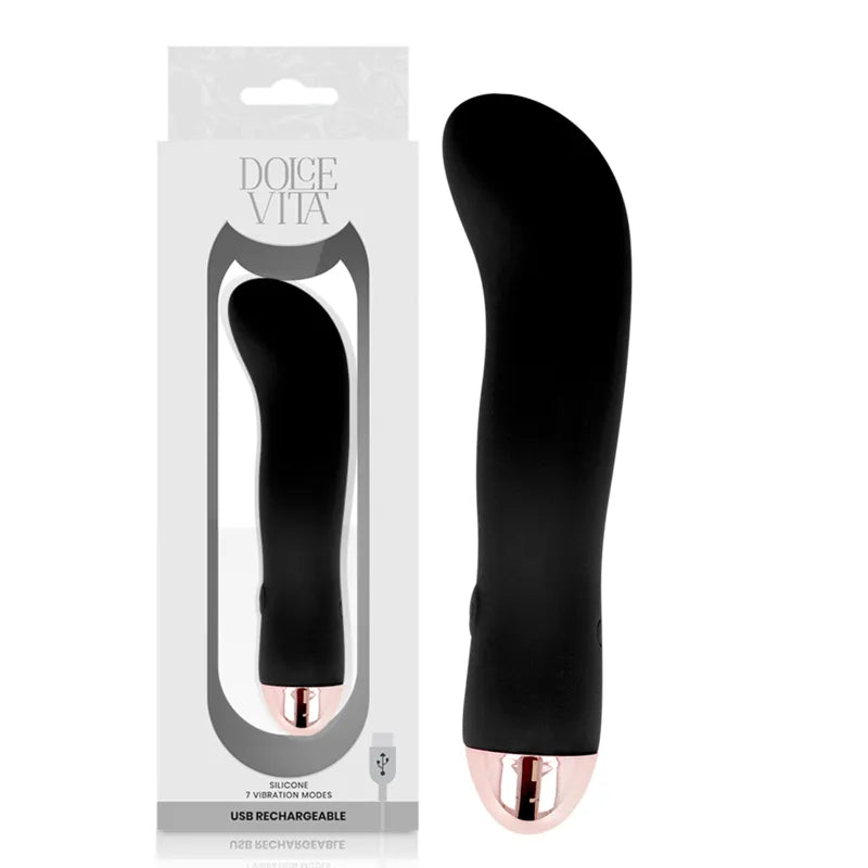 Vibromasseur Rechargeable En Silicone Soyeux