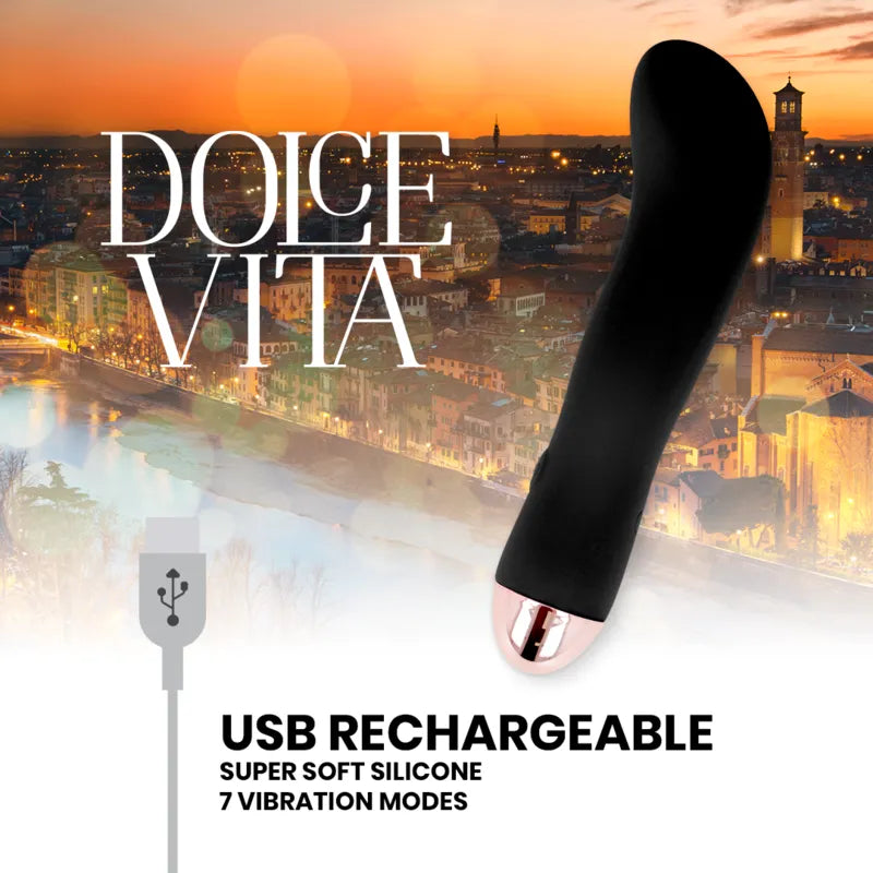 Vibromasseur Rechargeable En Silicone Soyeux