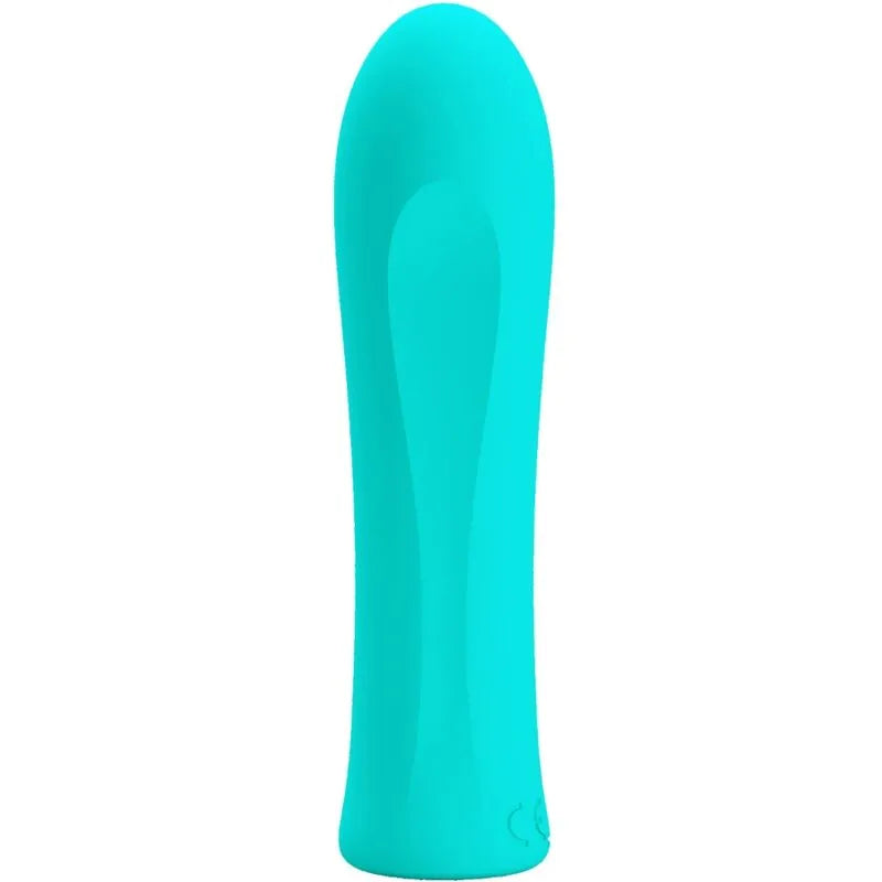 Vibromasseur Rechargeable Silicone Vert Aqua