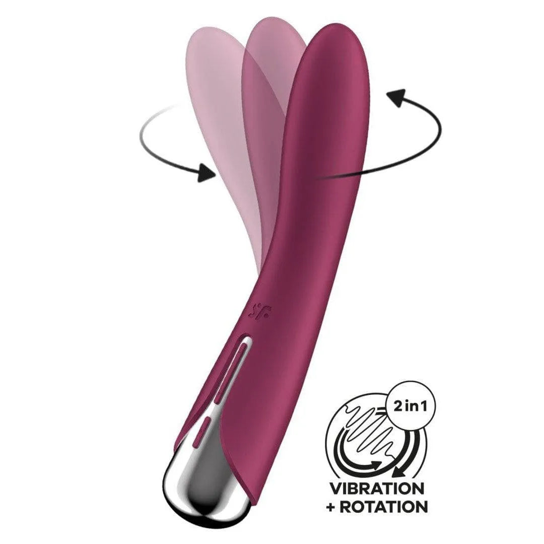 Vibromasseur Rotatif Point G Étanche Silicone