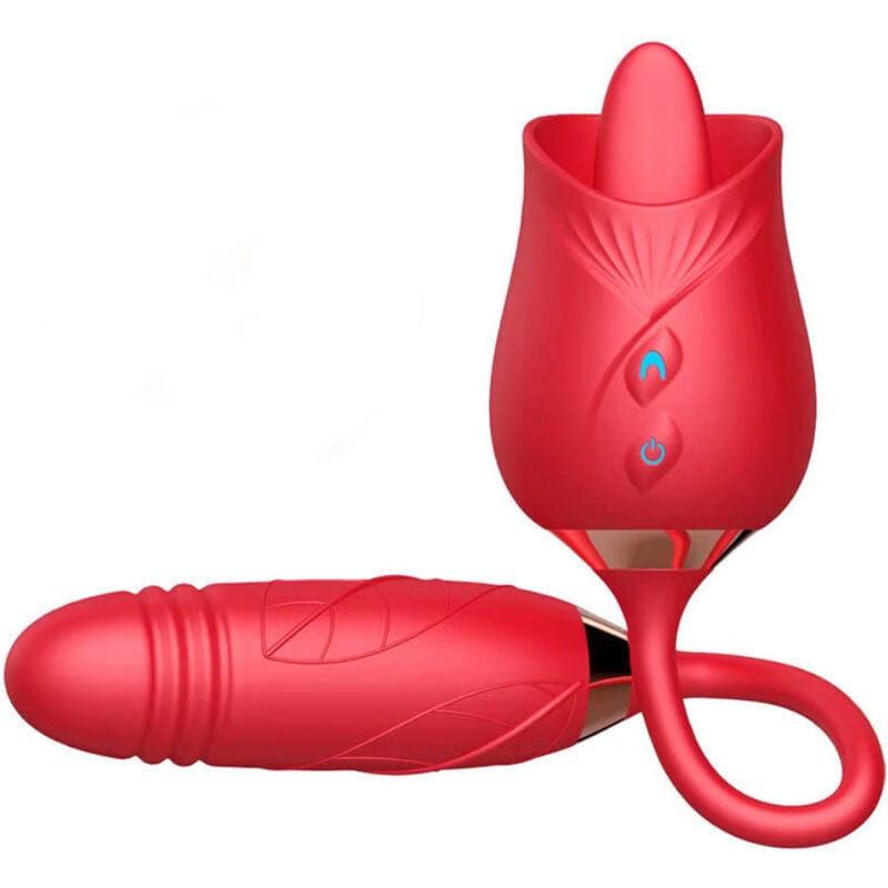 Vibromasseur Rouge Silicone Ergonomique Armony