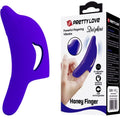 Vibromasseur Silicone Bleu 10 Fonctions Rechargeable