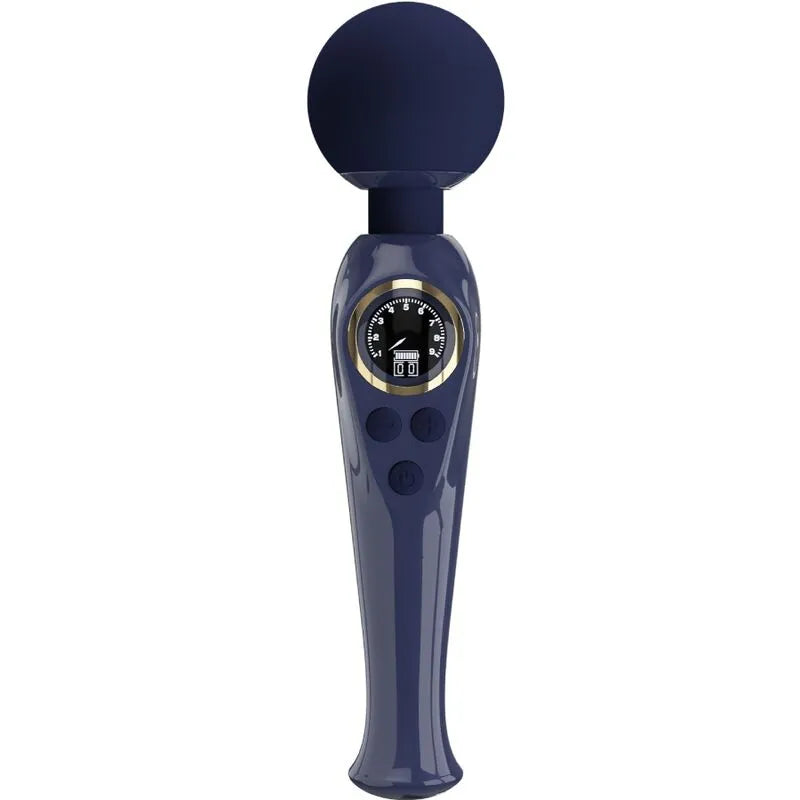 Vibromasseur Silicone Bleu Ergonomique Rechargeable