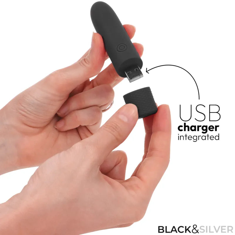 Vibromasseur Silicone Compact Puissant Rechargeable
