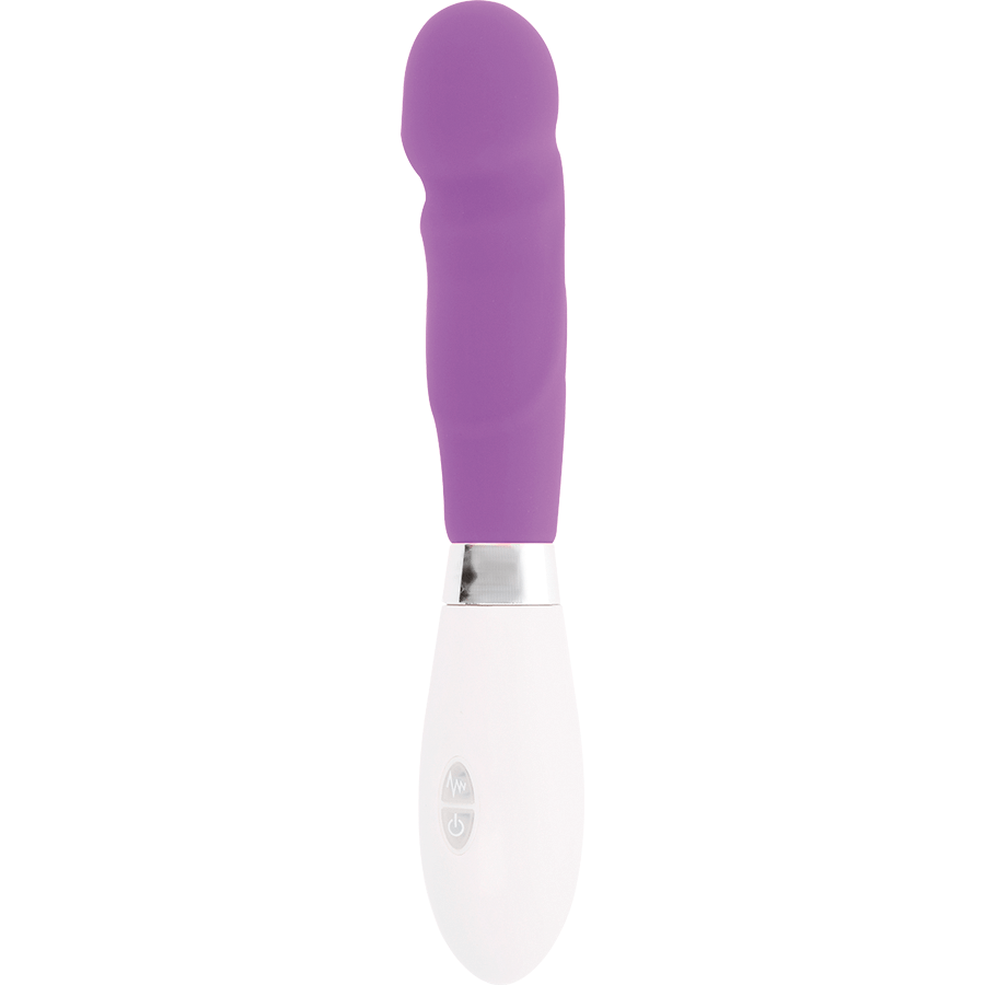 Vibromasseur Silicone Courbé Réaliste Imperméable