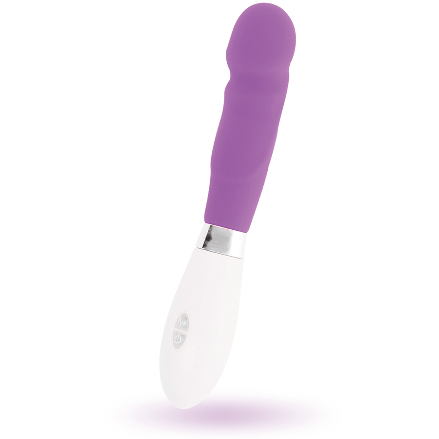 Vibromasseur Silicone Courbé Réaliste Imperméable