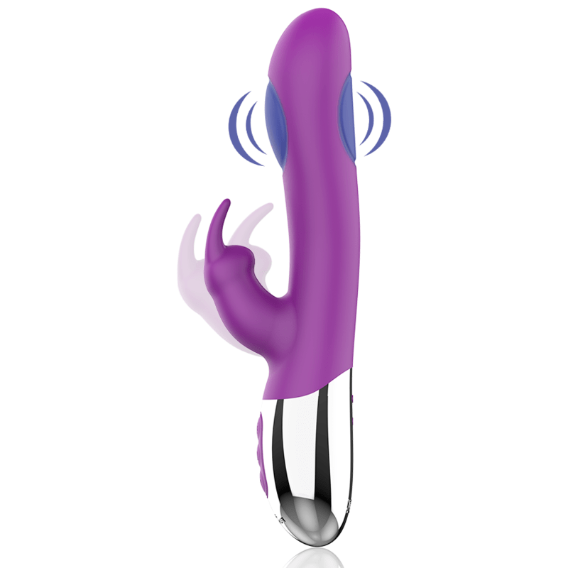 Vibromasseur Silicone Double Moteur Étanche