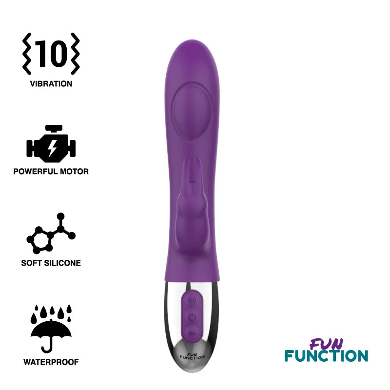 Vibromasseur Silicone Double Moteur Étanche