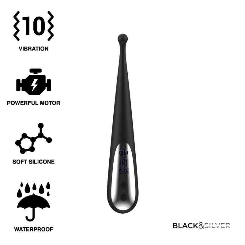 Vibromasseur Silicone Doux Rechargeable Étanche