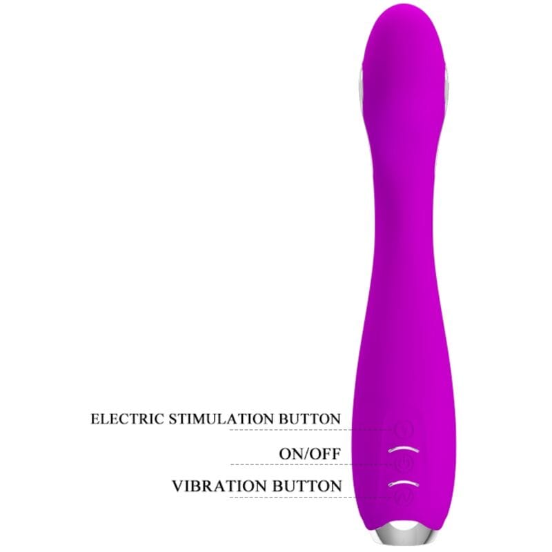 Vibromasseur Silicone Électroshock Rechargeable 15 Fonctions