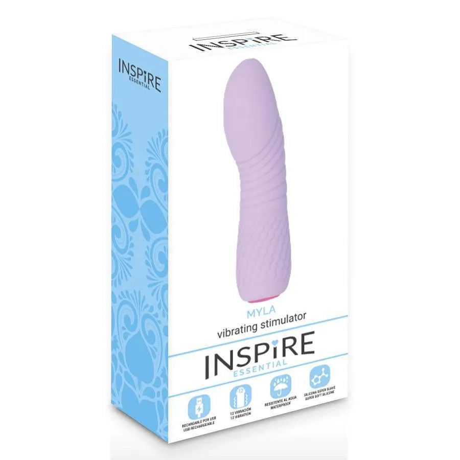 Vibromasseur Silicone Ergonomique Rechargeable Violet