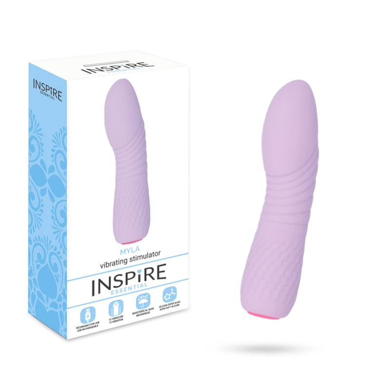 Vibromasseur Silicone Ergonomique Rechargeable Violet