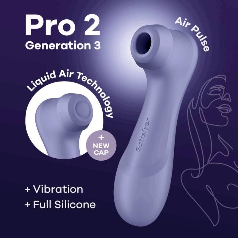 Vibromasseur Silicone Étanche Air Pulse