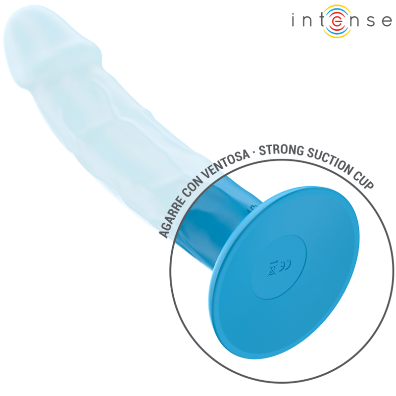 Vibromasseur Silicone Étanche Bleu Intense