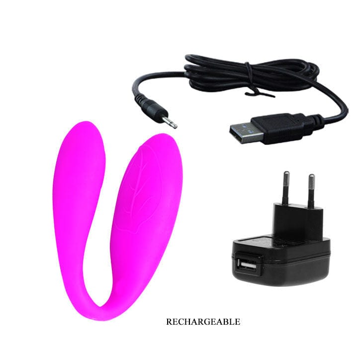 Vibromasseur Silicone Étanche Couple Rechargeable