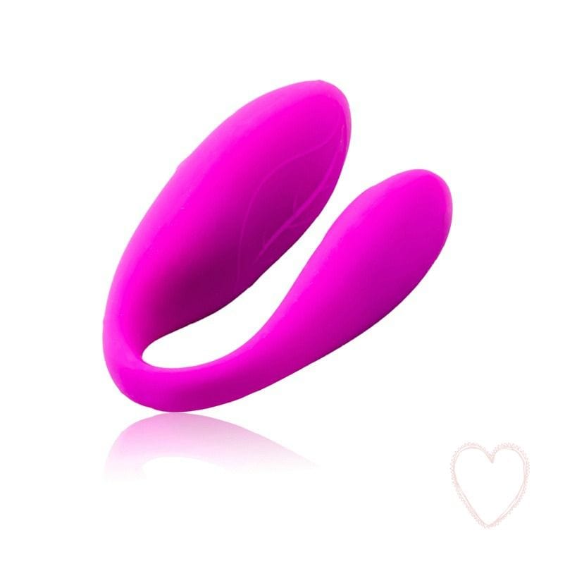 Vibromasseur Silicone Étanche Couple Rechargeable