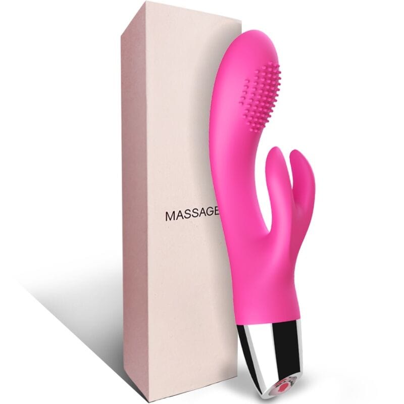 Vibromasseur Silicone Étanche Double Stimulation