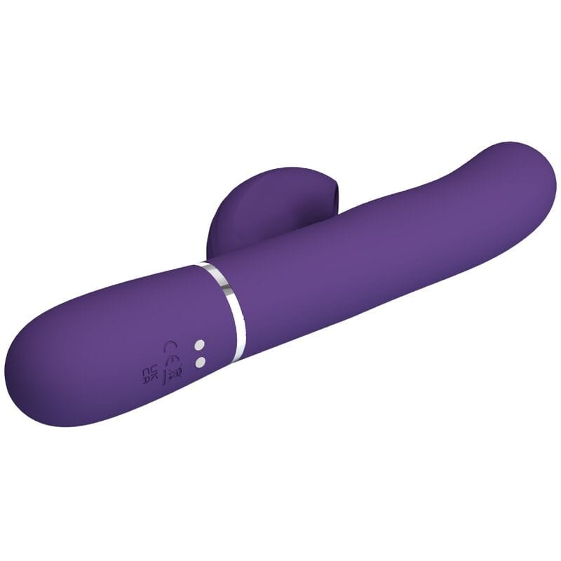 Vibromasseur Silicone Étanche Multifonction Violet