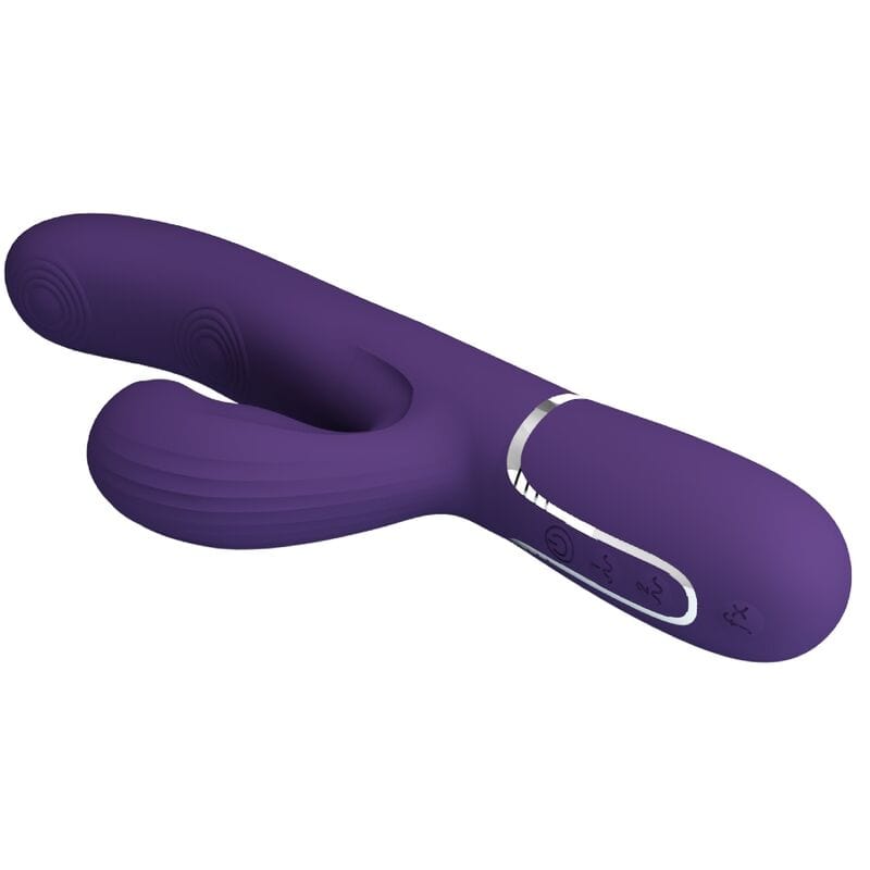 Vibromasseur Silicone Étanche Multifonction Violet