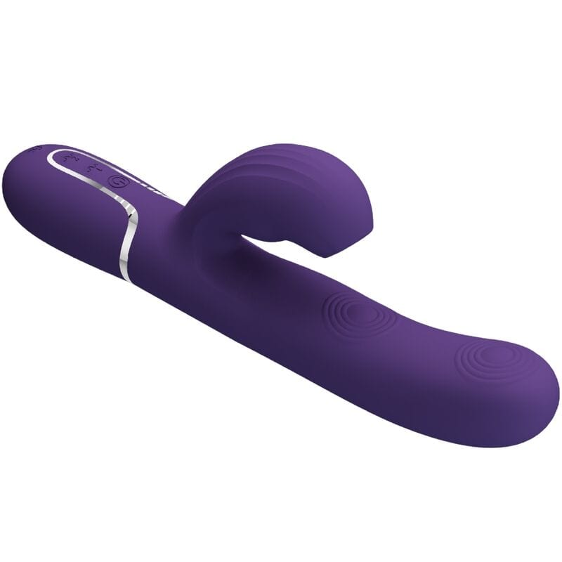 Vibromasseur Silicone Étanche Multifonction Violet