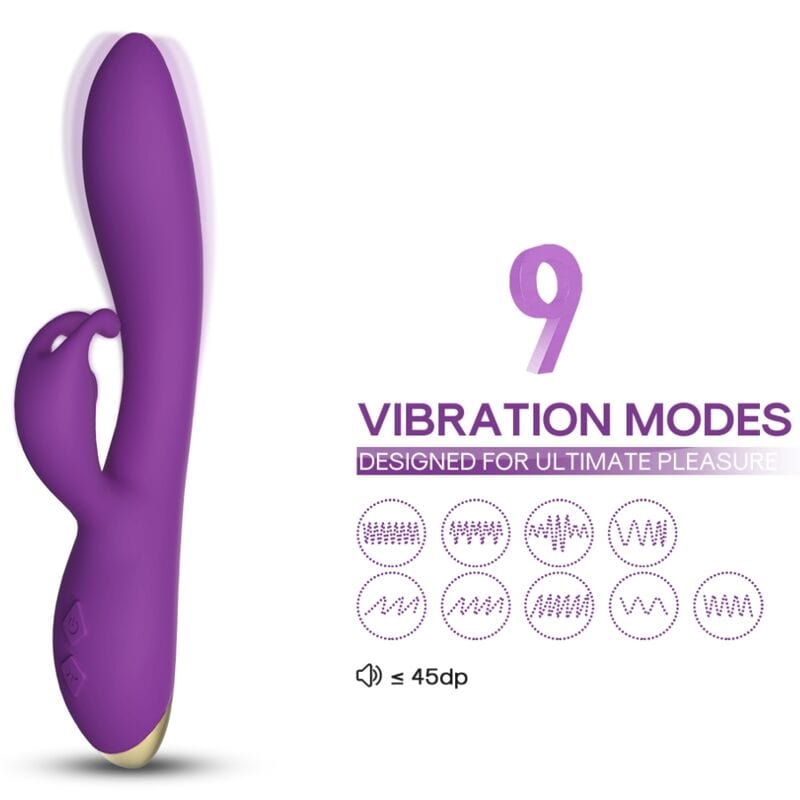 Vibromasseur Silicone Étanche Rechargeable Ergonomique