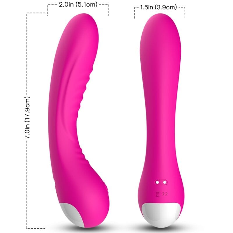 Vibromasseur Silicone Étanche Stimulation Point G