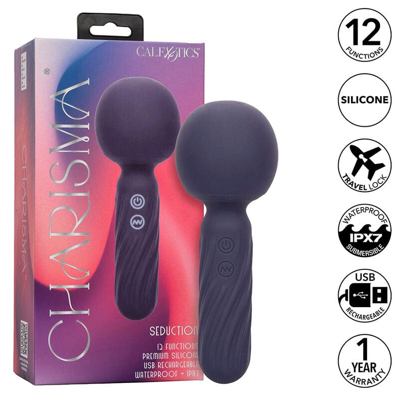 Vibromasseur Silicone Étanche Tête Bulbeuse