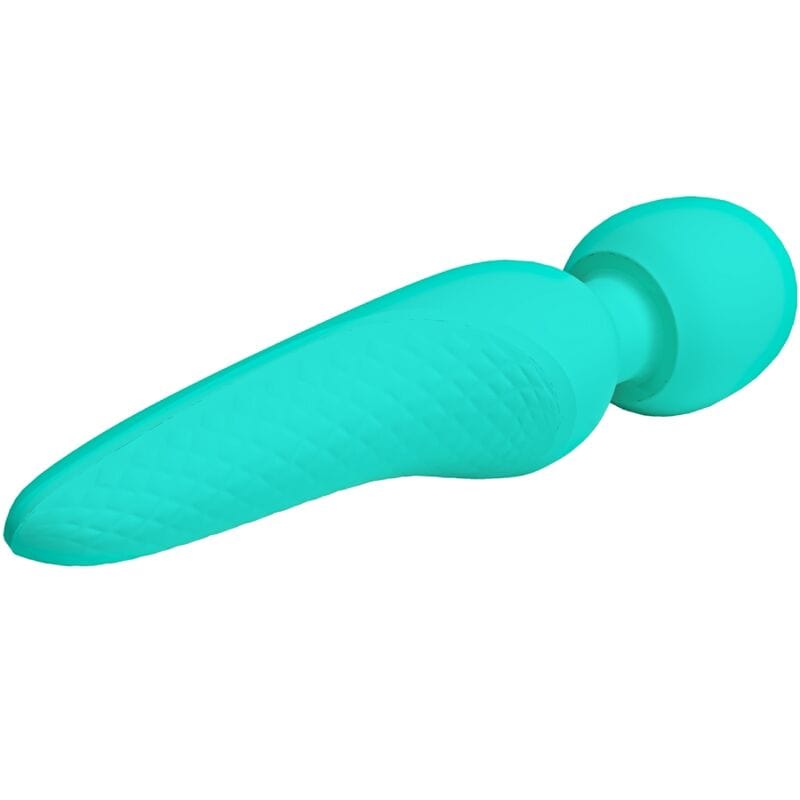 Vibromasseur Silicone Étanche Vert Aqua