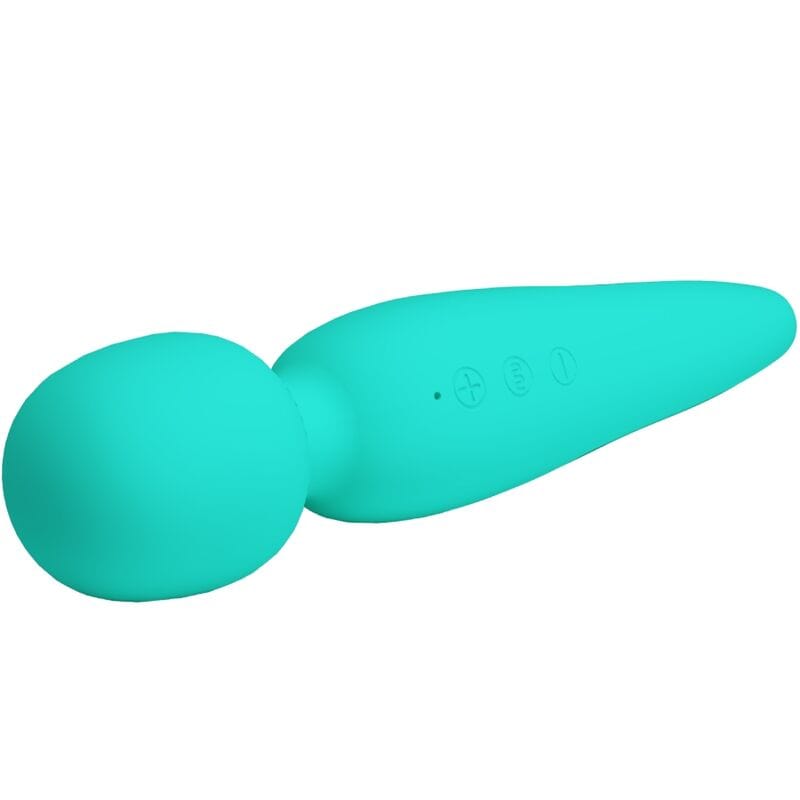 Vibromasseur Silicone Étanche Vert Aqua