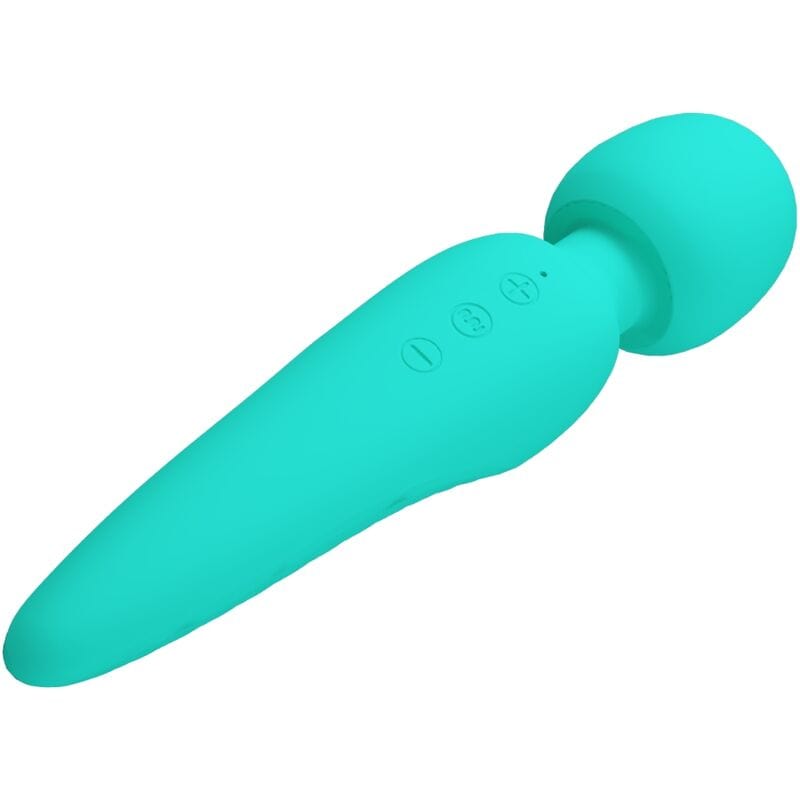 Vibromasseur Silicone Étanche Vert Aqua