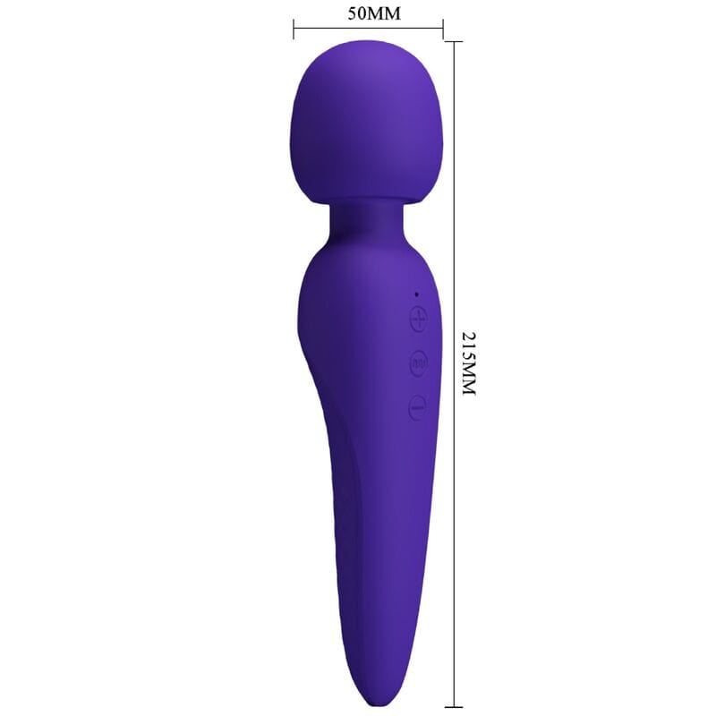 Vibromasseur Silicone Étanche Violet Rechargeable