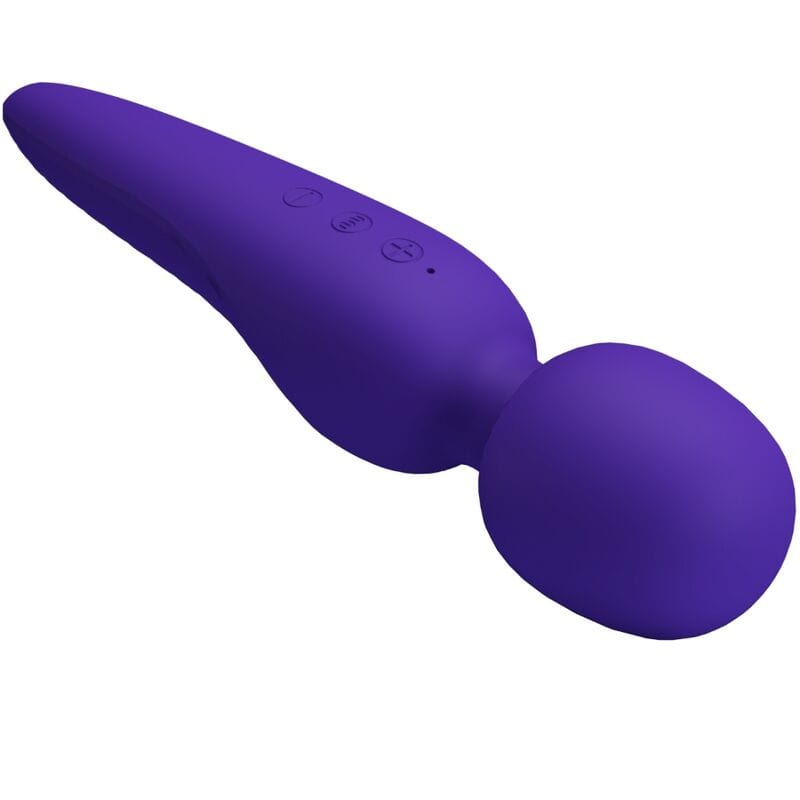 Vibromasseur Silicone Étanche Violet Rechargeable