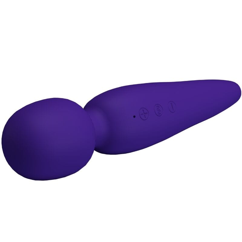 Vibromasseur Silicone Étanche Violet Rechargeable