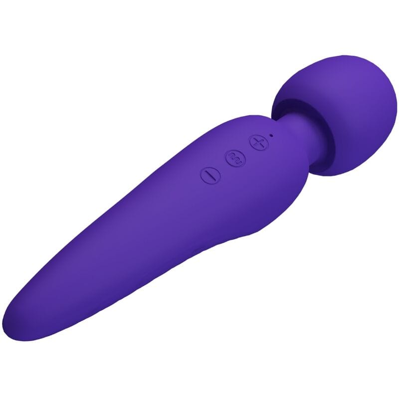 Vibromasseur Silicone Étanche Violet Rechargeable