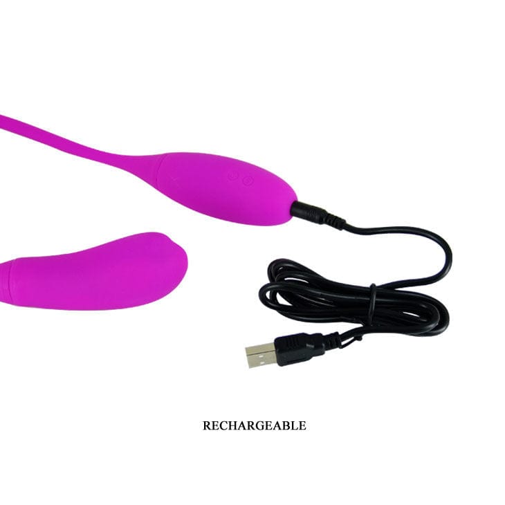 Vibromasseur Silicone Flexible Double Stimulation Rechargeable