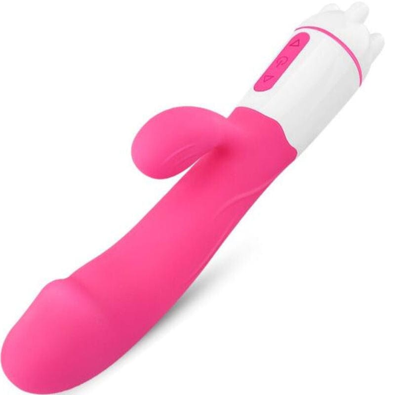 Vibromasseur Silicone Fuchsia Ergonomique 36 Vibrations