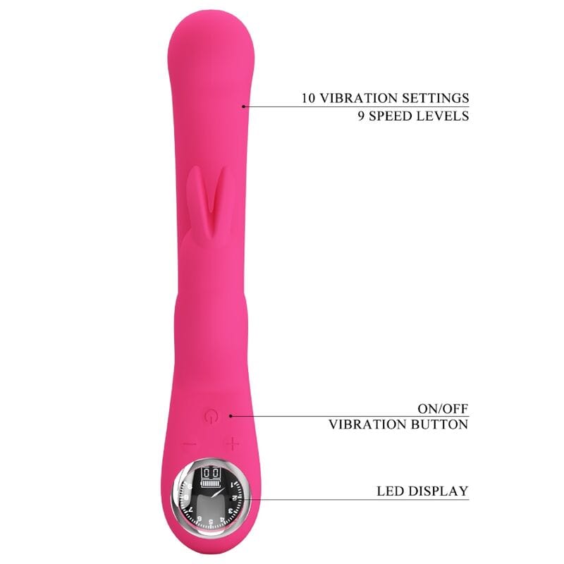 Vibromasseur Silicone Incurvé Point G Rechargeable Rose