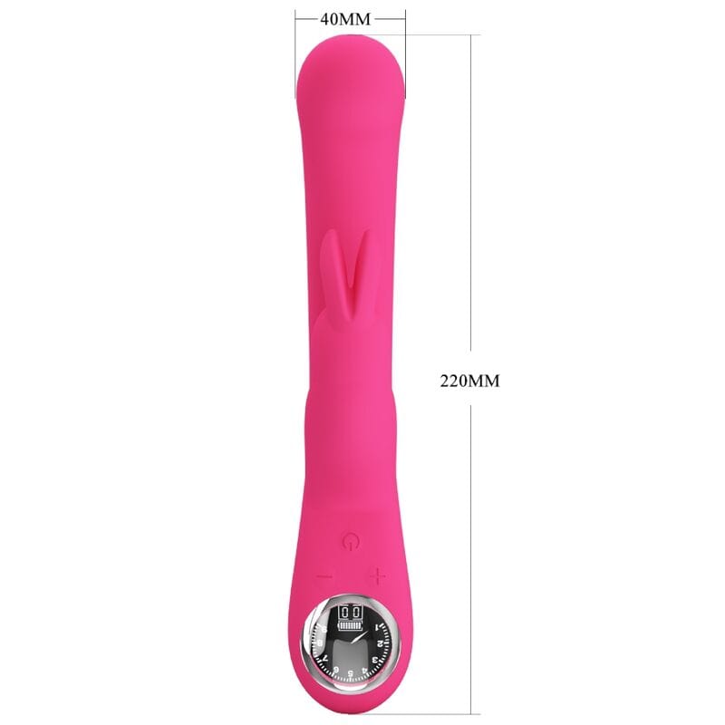 Vibromasseur Silicone Incurvé Point G Rechargeable Rose