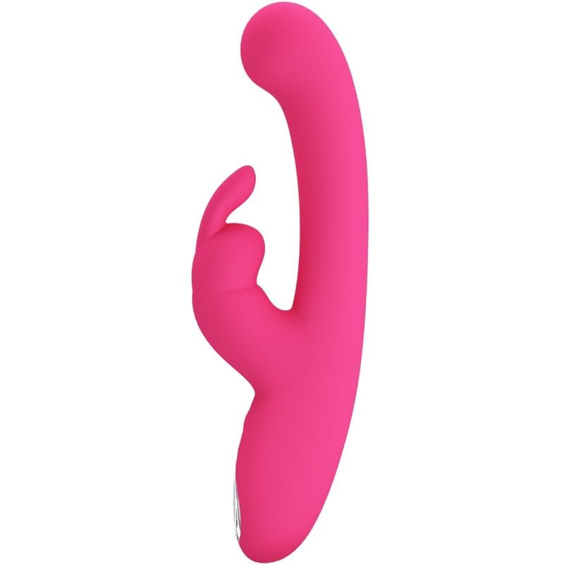 Vibromasseur Silicone Incurvé Point G Rechargeable Rose