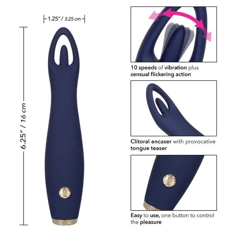Vibromasseur Silicone Élégant 10 Vitesses