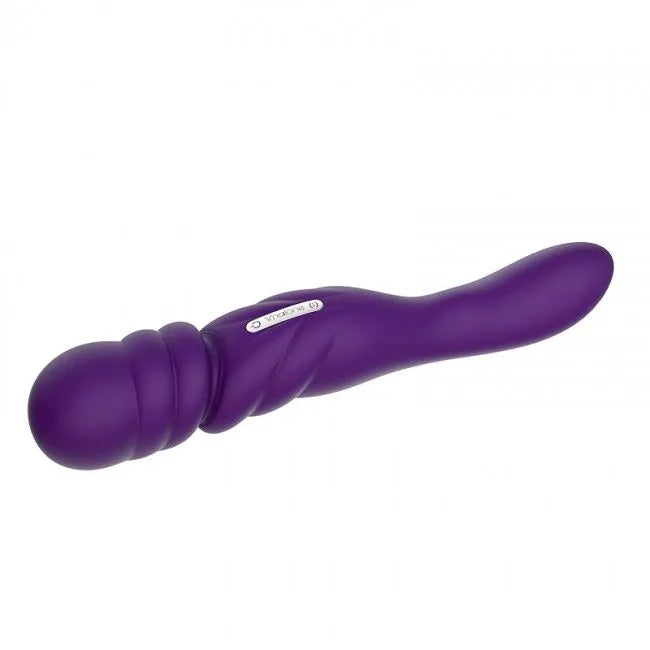 Vibromasseur Silicone Lilas Double Moteur