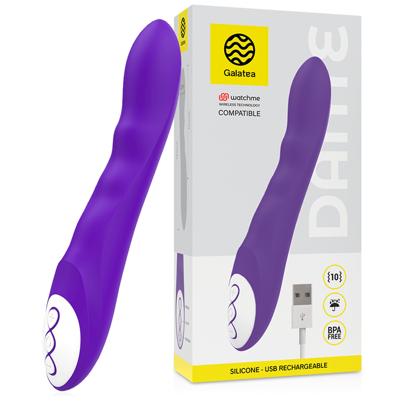 Vibromasseur Silicone Lilas Pour Couples