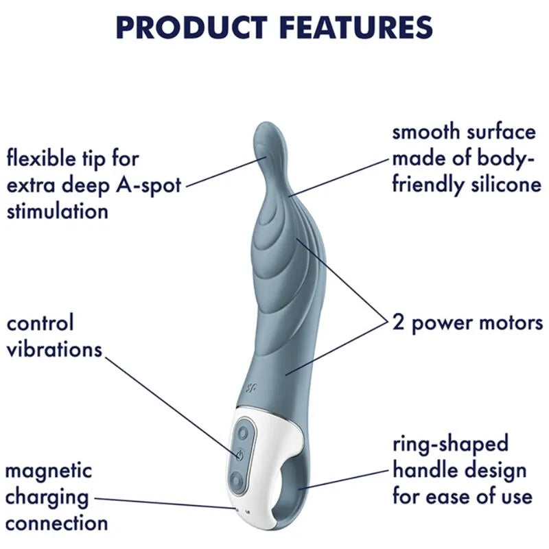 Vibromasseur Silicone Médical Stimulation Point A