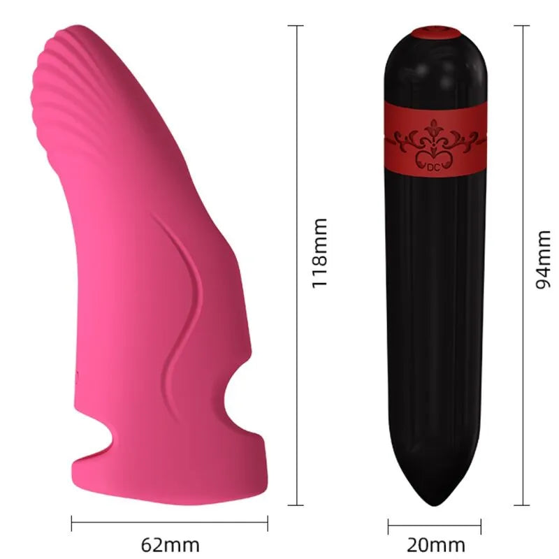 Vibromasseur Silicone Médical Étanche Rechargeable