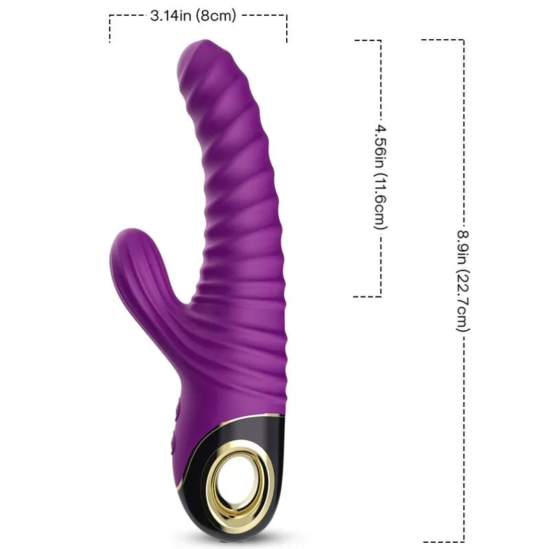 Vibromasseur Silicone Médical Étanche Rechargeable