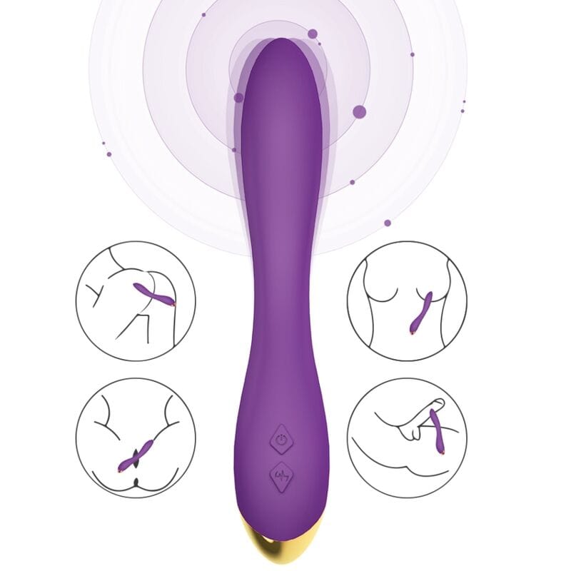 Vibromasseur Silicone Médical Étanche Point G