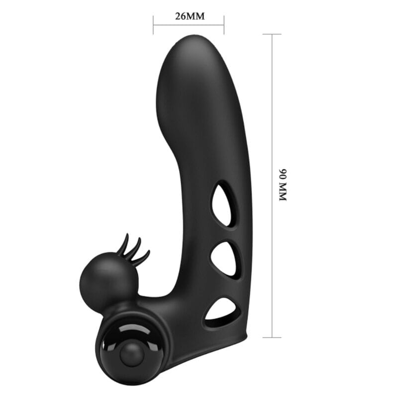 Vibromasseur Silicone Noir 10 Fonctions