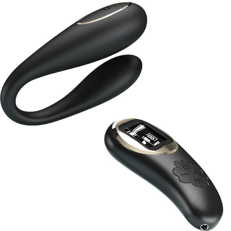 Vibromasseur Silicone Noir Télécommande Couples